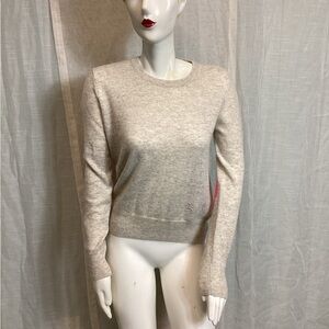 Rosenthal Light Gray Crewneck Sweater; Size:XS